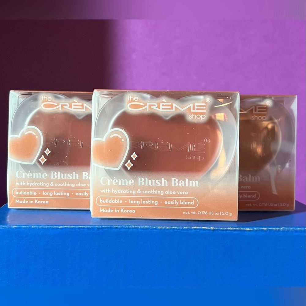 The Crème Shop Blush Balm - Color teddy bear - NIB👸🏻 $10 ea.  3/$25 bundle